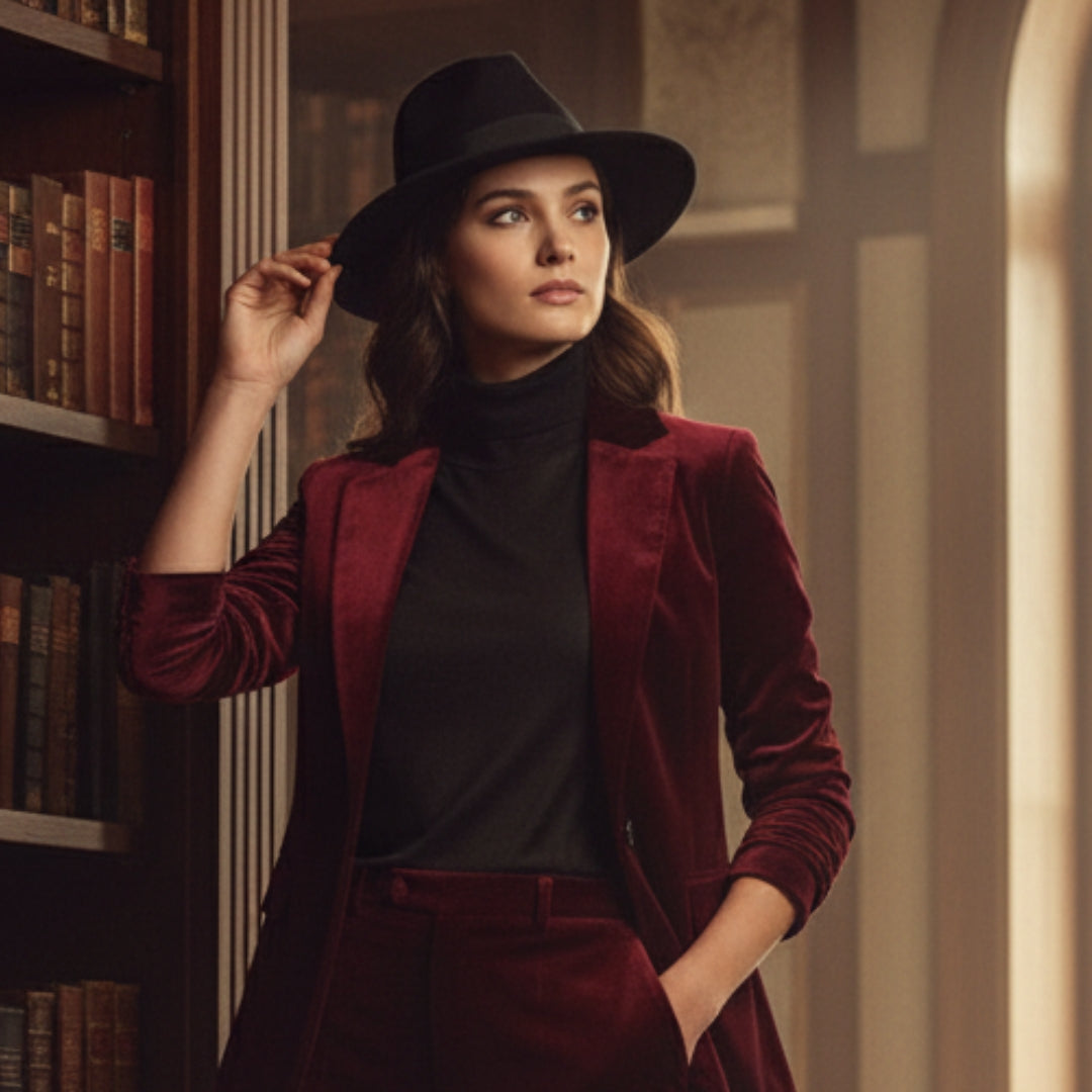 Chapeau fedora homme femme – chapeau en feutre élégant avec ruban, style classique pour automne et hiver, taille unique adulte