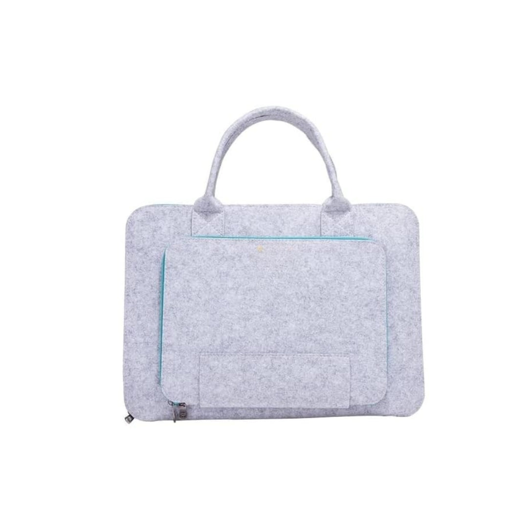 Housse en feutre pour ordinateur portable 11-11,6 pouces avec poignée et pochette avant