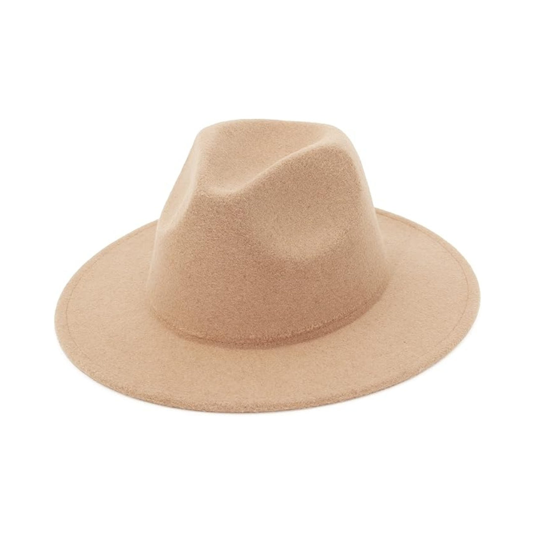 Chapeau fedora unisexe en feutre laine et polyester – style panama