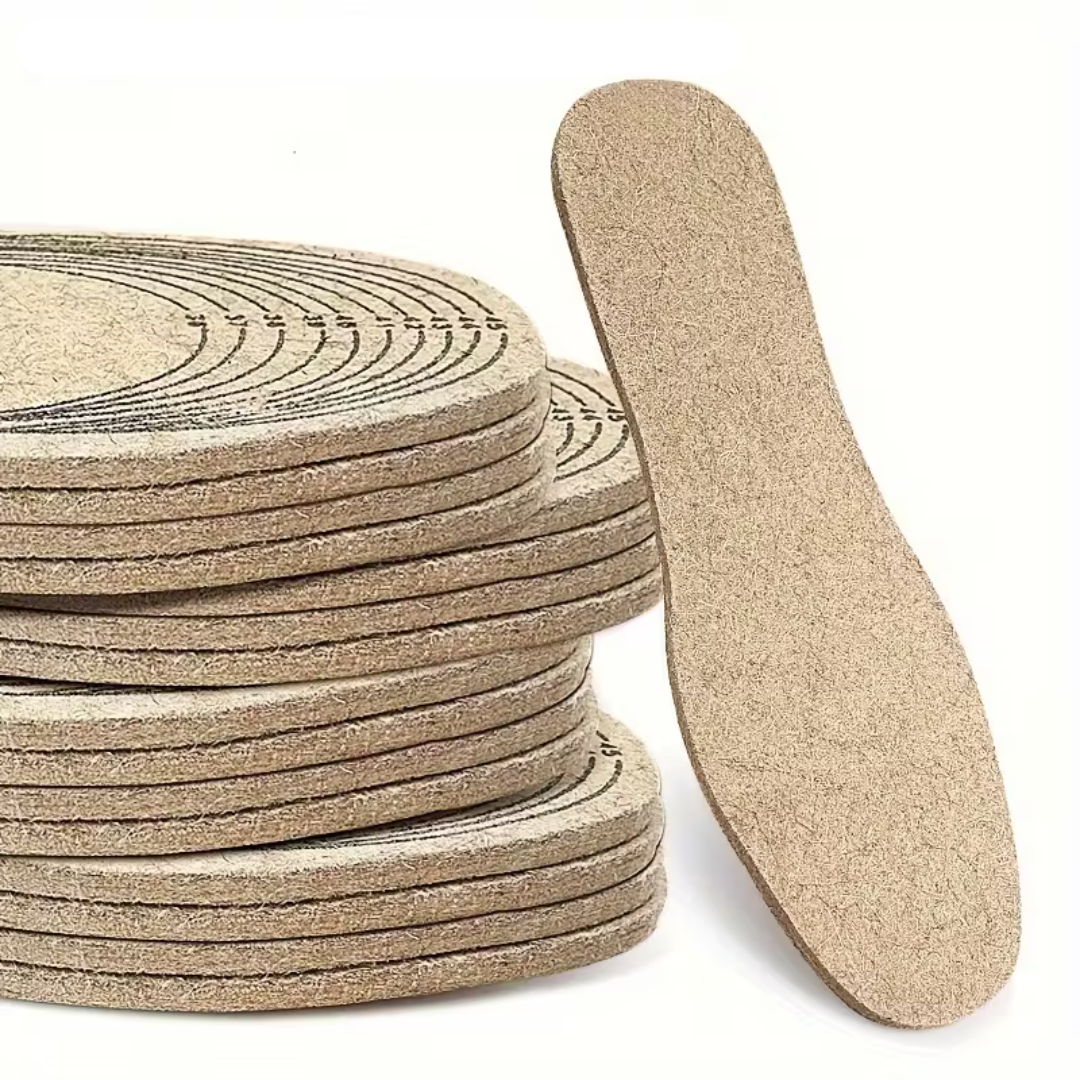 Semelles en feutre de laine épais – inserts confortables et découpables pour chaussures, lavables à la main