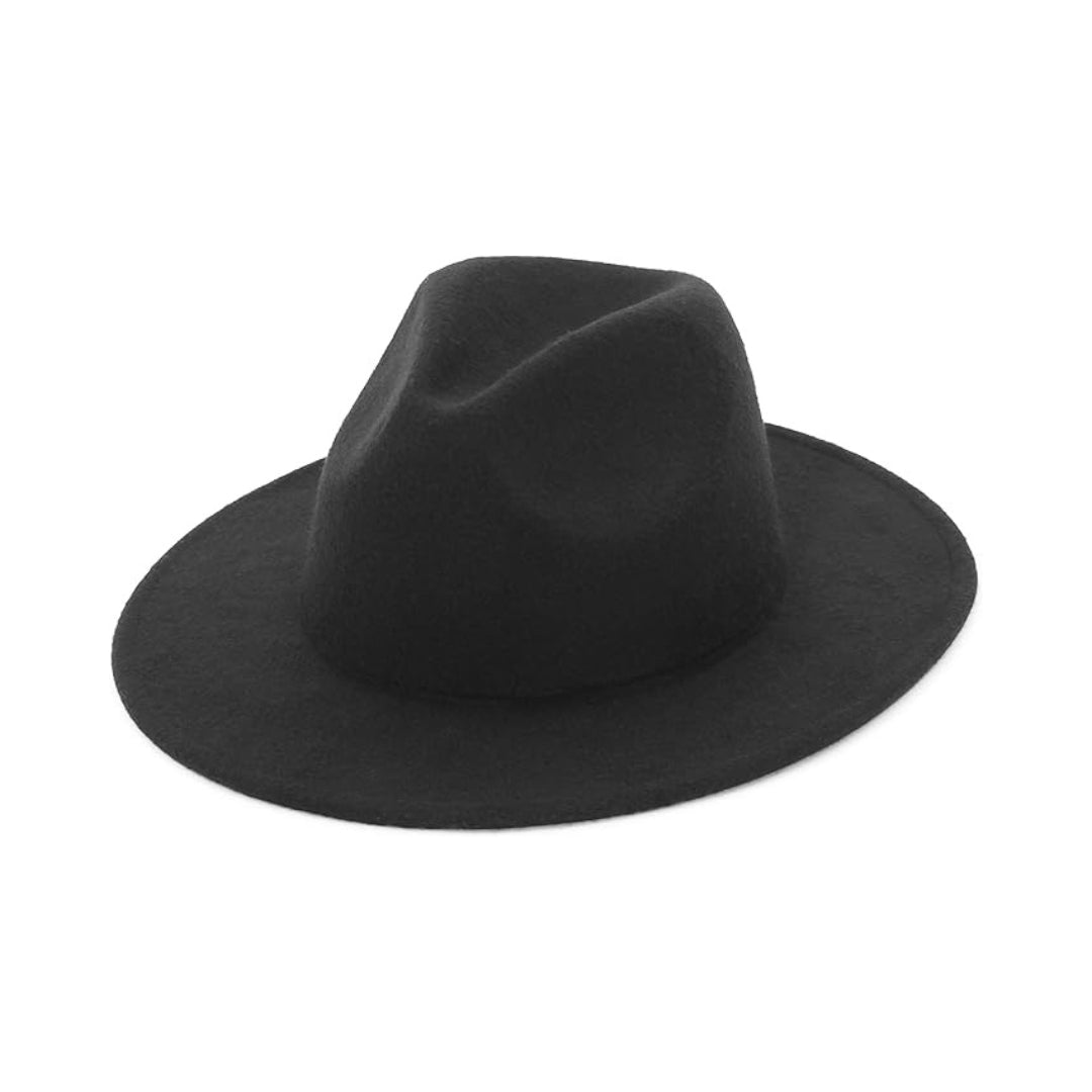 Chapeau fedora unisexe en feutre laine et polyester – style panama
