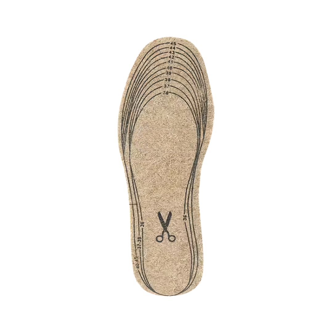Semelles en feutre de laine épais – inserts confortables et découpables pour chaussures, lavables à la main