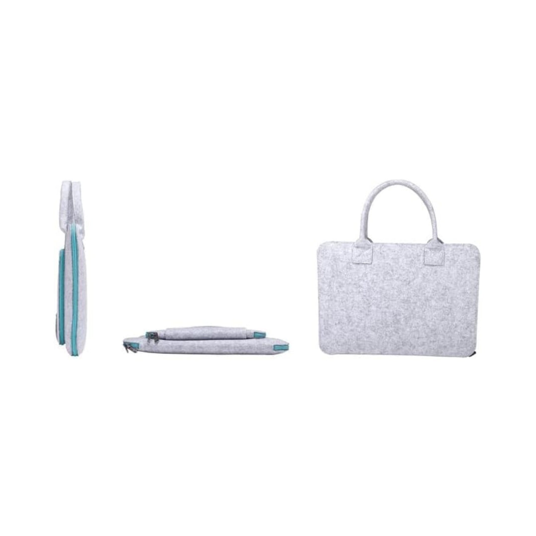 Housse en feutre pour ordinateur portable 11-11,6 pouces avec poignée et pochette avant
