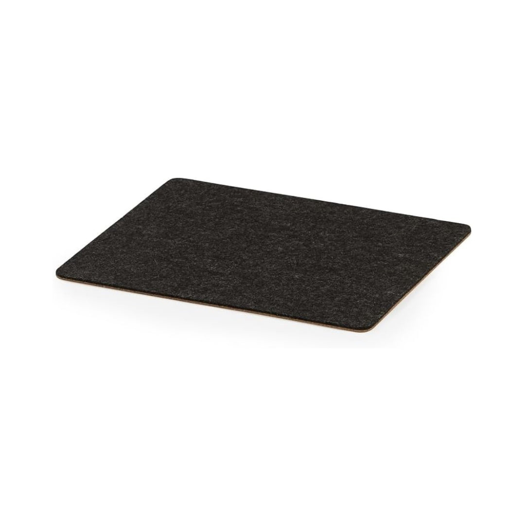 Tapis de souris en feutre de laine et liège – Accessoire de bureau 28 x 22 cm, antidérapant et lavable