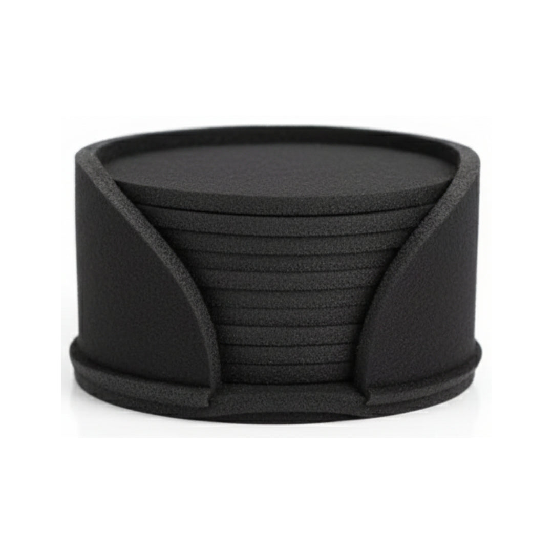 Lot de 10 sous-verres ronds en feutre – 10 cm – Protège-table résistant à la chaleur pour tasses et boissons – Plusieurs couleurs