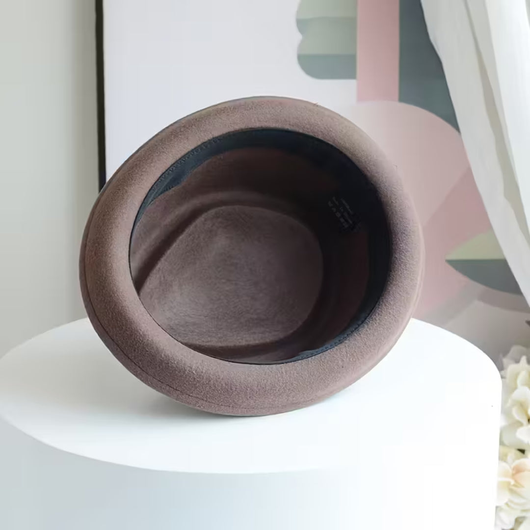 Chapeau de jazz en feutre de laine pour homme – Style Panama élégant et chaud – Accessoire d’automne et hiver