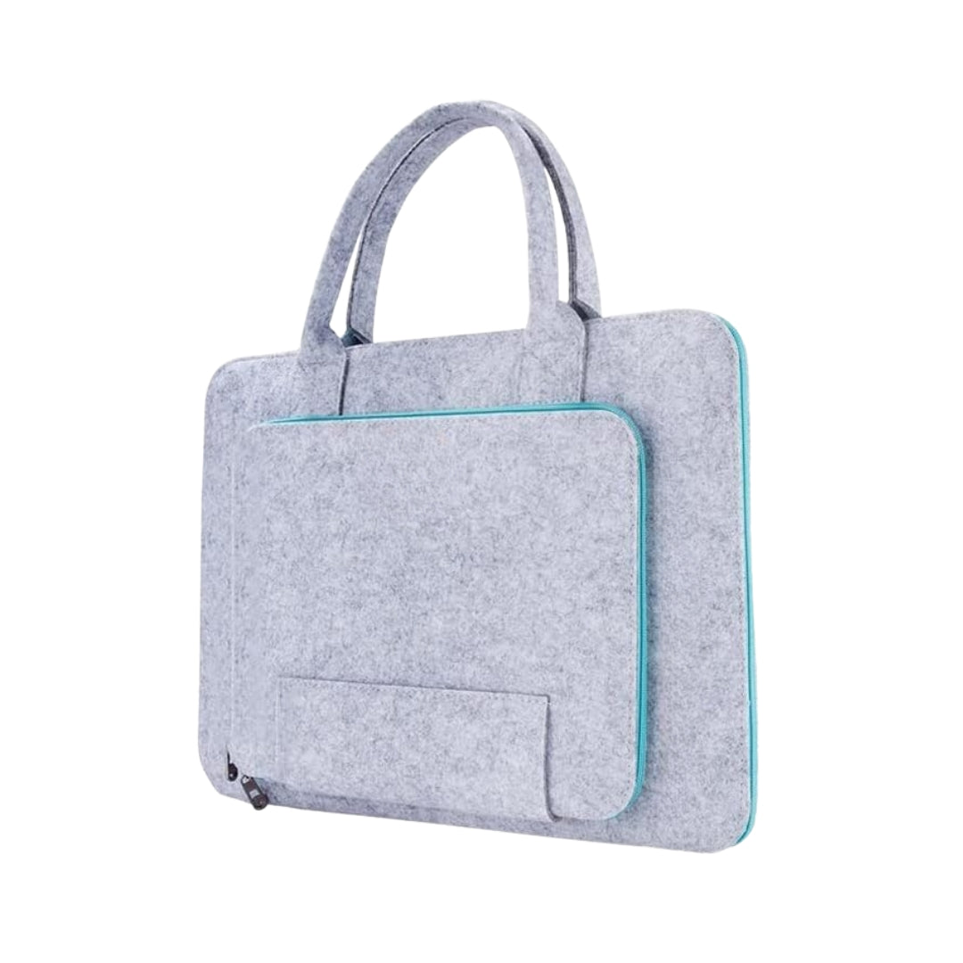 Housse en feutre pour ordinateur portable 11-11,6 pouces avec poignée et pochette avant