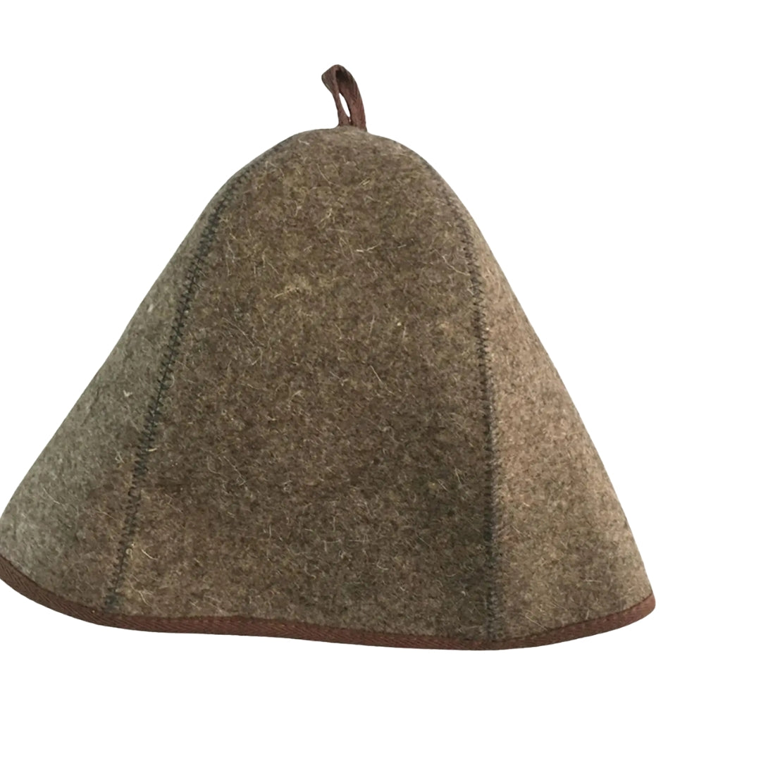 Bonnet de sauna en feutre de laine – Épaisseur 3 mm – Couvre-chef anti-chaleur unisexe pour sauna et hammam