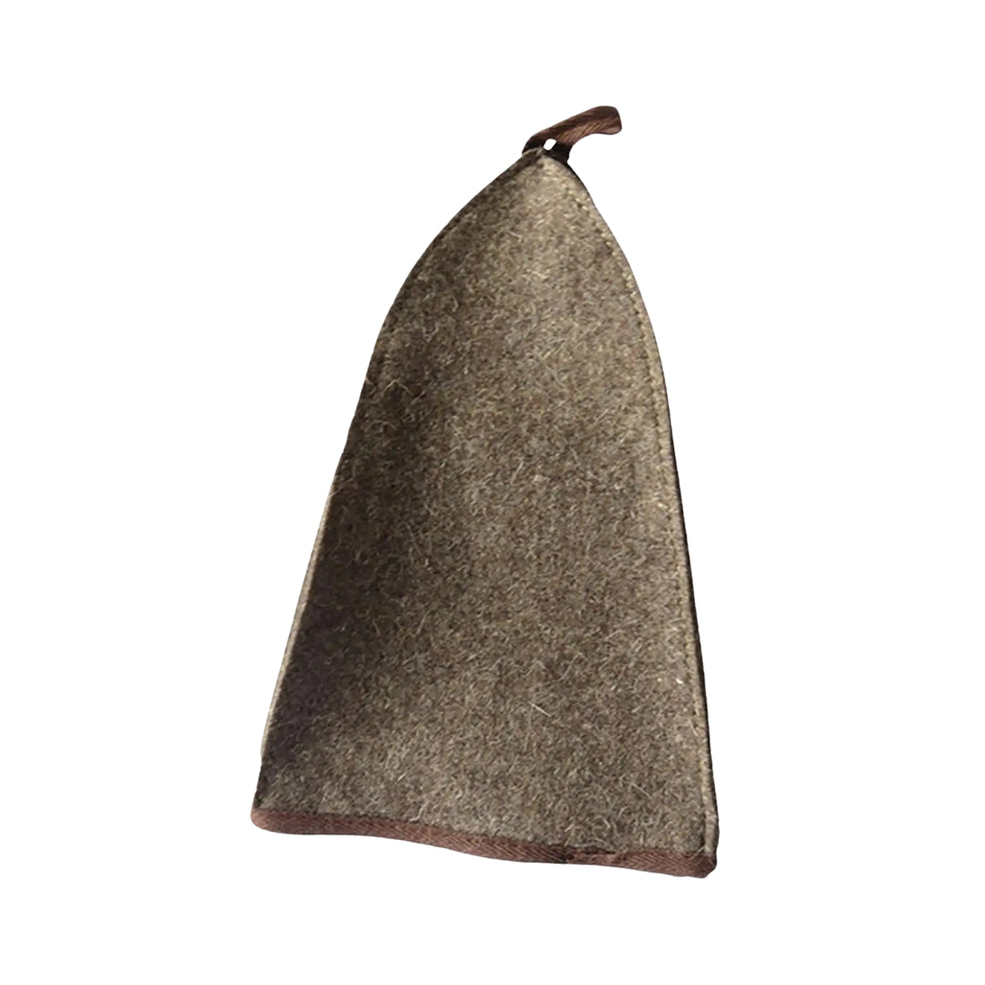 Bonnet de sauna en feutre de laine – Épaisseur 3 mm – Couvre-chef anti-chaleur unisexe pour sauna et hammam