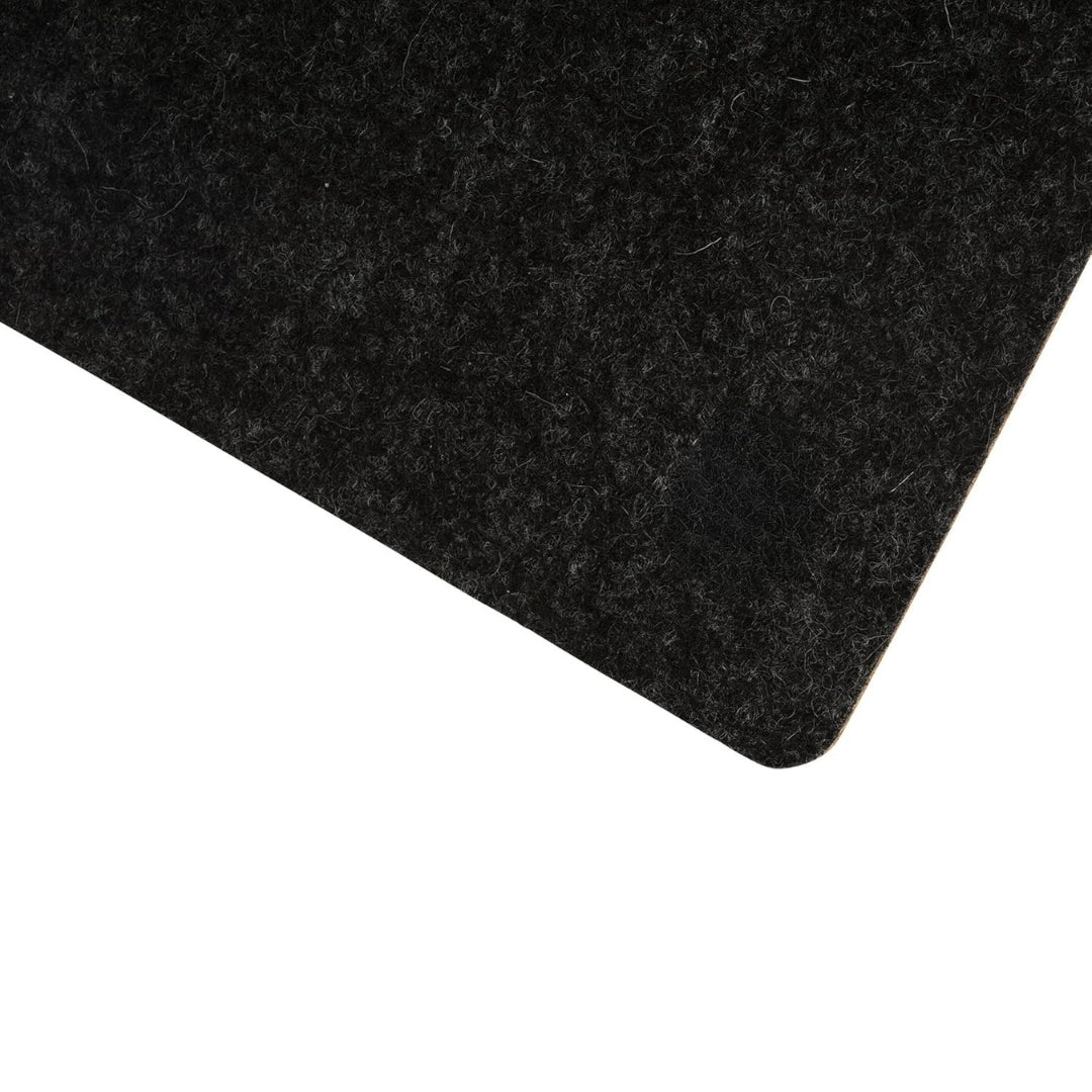 Tapis de souris en feutre de laine et liège – Accessoire de bureau 28 x 22 cm, antidérapant et lavable