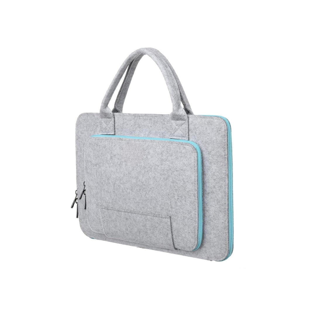Housse en feutre pour ordinateur portable 11-11,6 pouces avec poignée et pochette avant