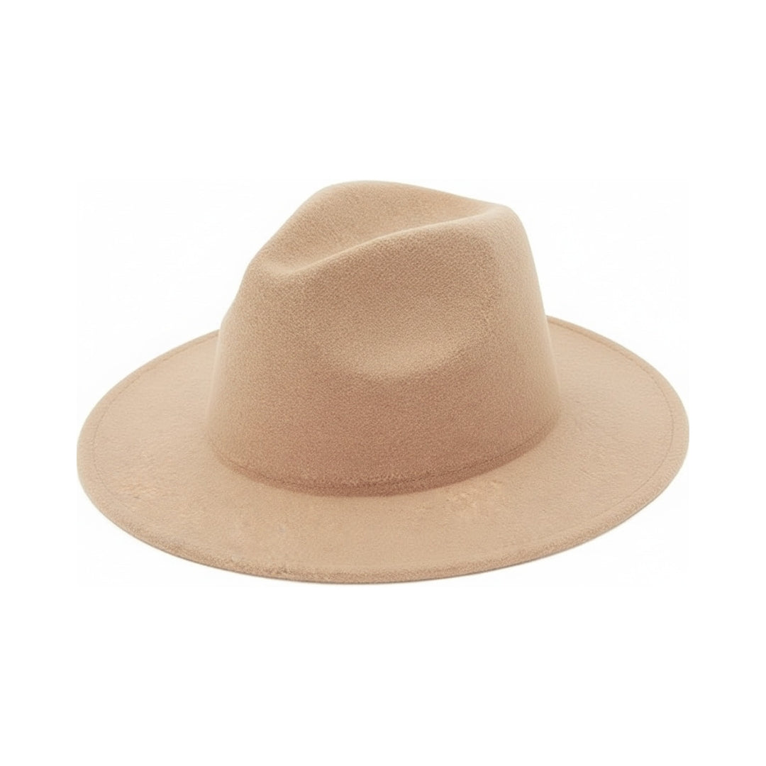 Chapeau fedora unisexe en feutre laine et polyester – style panama