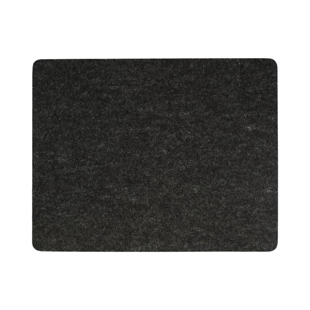 Tapis de souris en feutre de laine et liège – Accessoire de bureau 28 x 22 cm, antidérapant et lavable