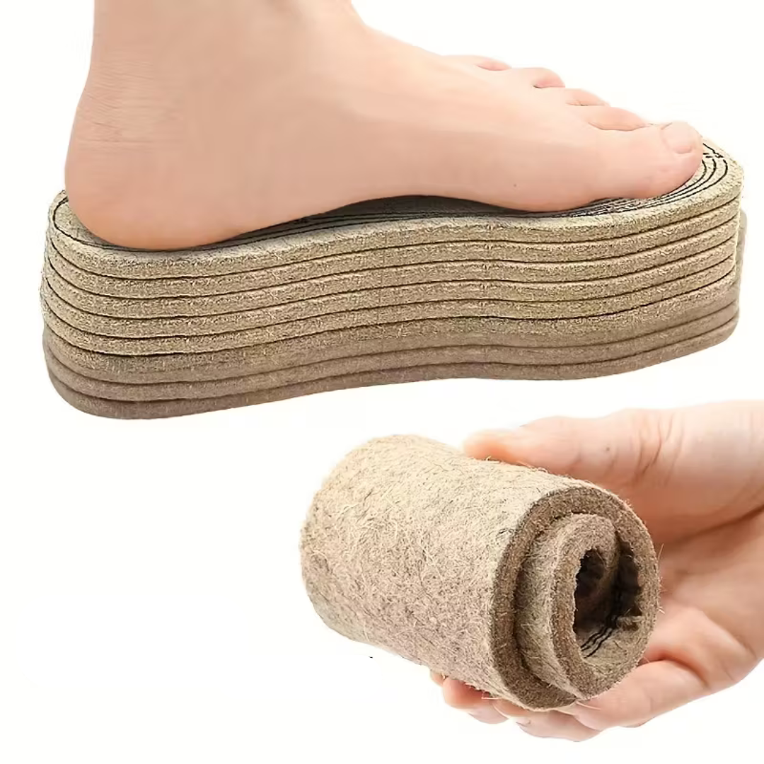 Semelles en feutre de laine épais – inserts confortables et découpables pour chaussures, lavables à la main