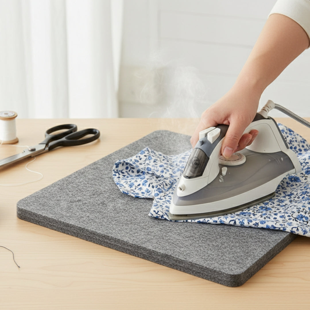 Tapis de repassage en laine premium – Résistant à la chaleur – Feutre portable pour quilting, couture et vêtements