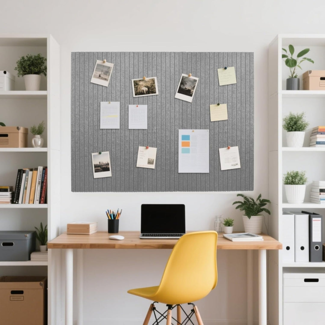 Lot de 2 tableaux d’affichage en feutre autocollants avec 30 punaises – 80 x 120 cm – Plusieurs couleurs