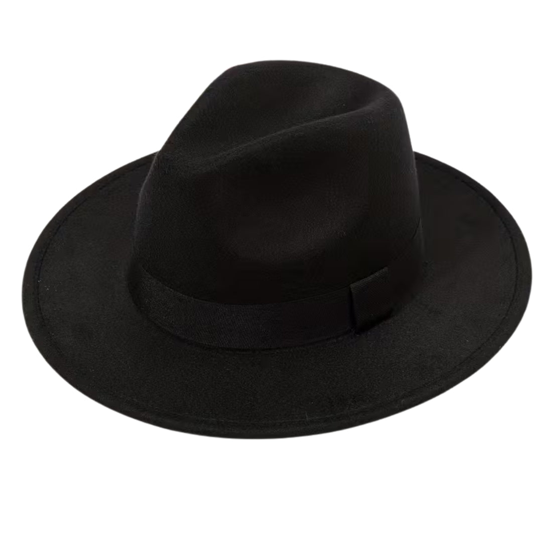 chapeau fedora homme et femme noir