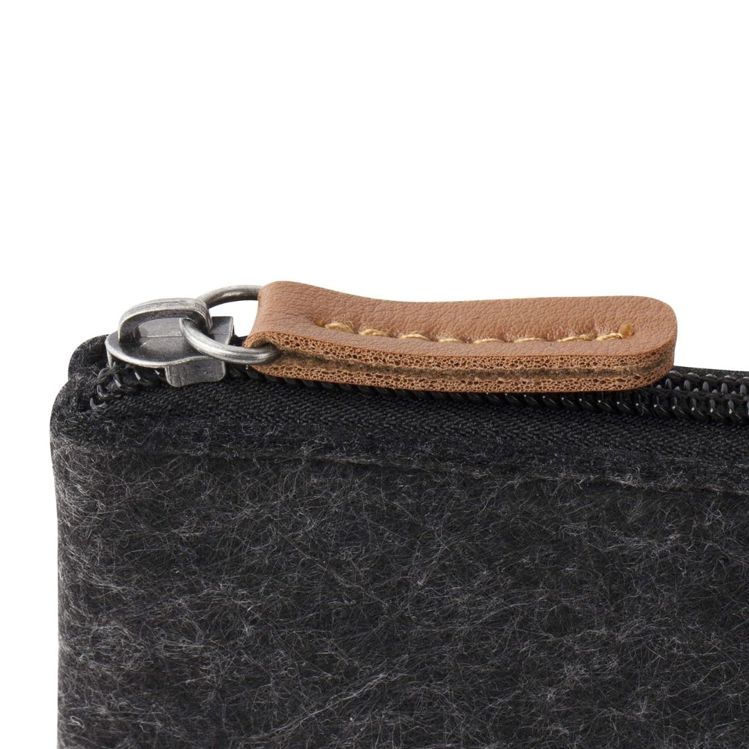 Paris Life trousse en feutre noir – Lot de 3