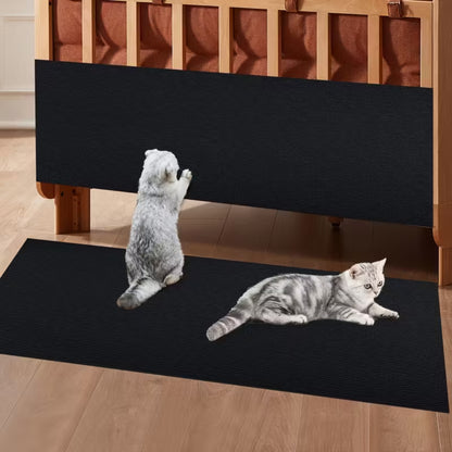 Tapis à griffer pour chats autocollant – protège canapé chat en feutre résistant, protection mur et meuble, 30×100 cm