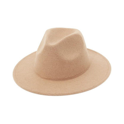 Chapeau fedora unisexe en feutre laine et polyester – style panama