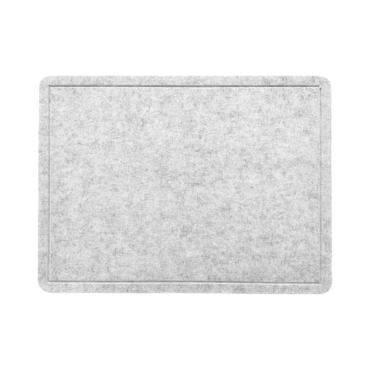 Tableau mural en feutre autocollant – 40 x 60 cm – Tableau d’affichage résistant pour maison, bureau et école – Gris
