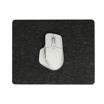 Tapis de souris en feutre de laine et liège – Accessoire de bureau 28 x 22 cm, antidérapant et lavable
