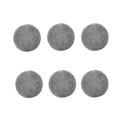 Boules de séchage en laine réutilisables – anti-statiques et adoucissantes pour machine à laver, lot de 3 ou 6 pièces