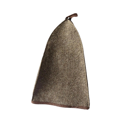 Bonnet de sauna en feutre de laine – Épaisseur 3 mm – Couvre-chef anti-chaleur unisexe pour sauna et hammam