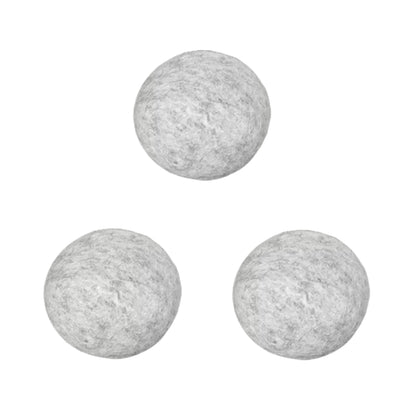 Boules de séchage en laine réutilisables – anti-statiques et adoucissantes pour machine à laver, lot de 3 ou 6 pièces