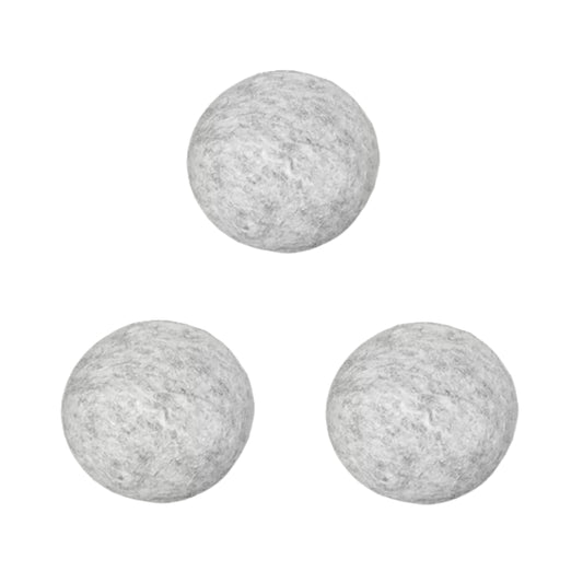 Boules de séchage en laine réutilisables – anti-statiques et adoucissantes pour machine à laver, lot de 3 ou 6 pièces