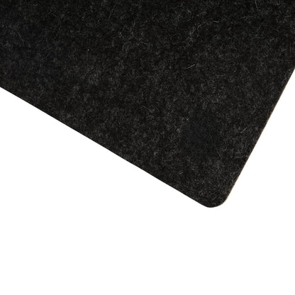 Tapis de souris en feutre de laine et liège – Accessoire de bureau 28 x 22 cm, antidérapant et lavable