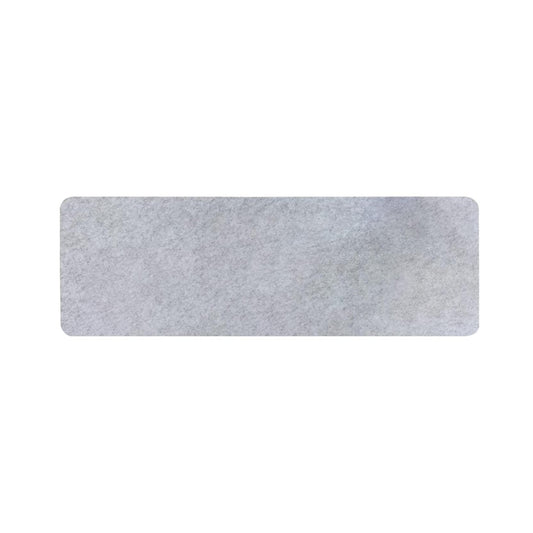 Tapis de souris et clavier grand format 90 x 30 cm - Sous-main en feutre gris clair pour bureau