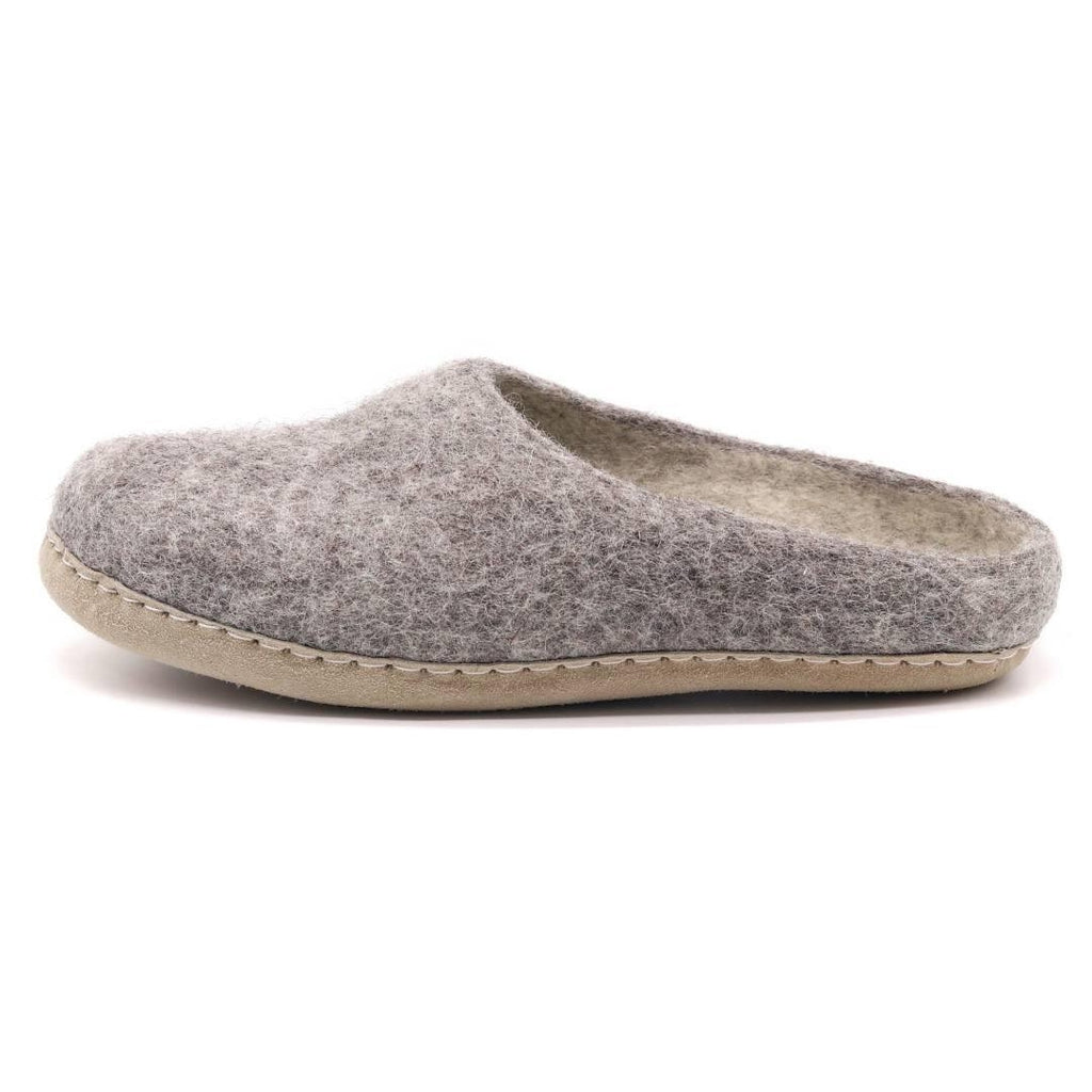 Chaussons en laine mérinos feutrée