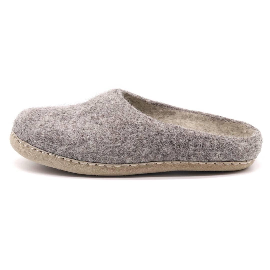 Chaussons en laine mérinos feutrée