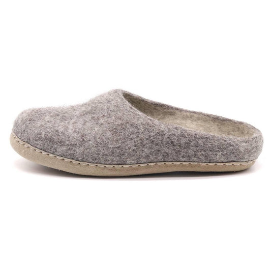 Chaussons en laine mérinos feutrée