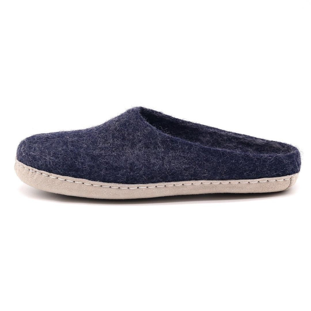 Chaussons en laine mérinos feutrée